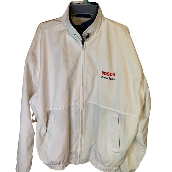 Vintage Bosch Tools Advertising Bomber Jacket Made in USA